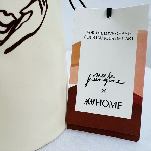 NWT! Sacree Franige x H&M For the Love of Art Collection Vase Women’s Silhouette - Picture 7 of 11